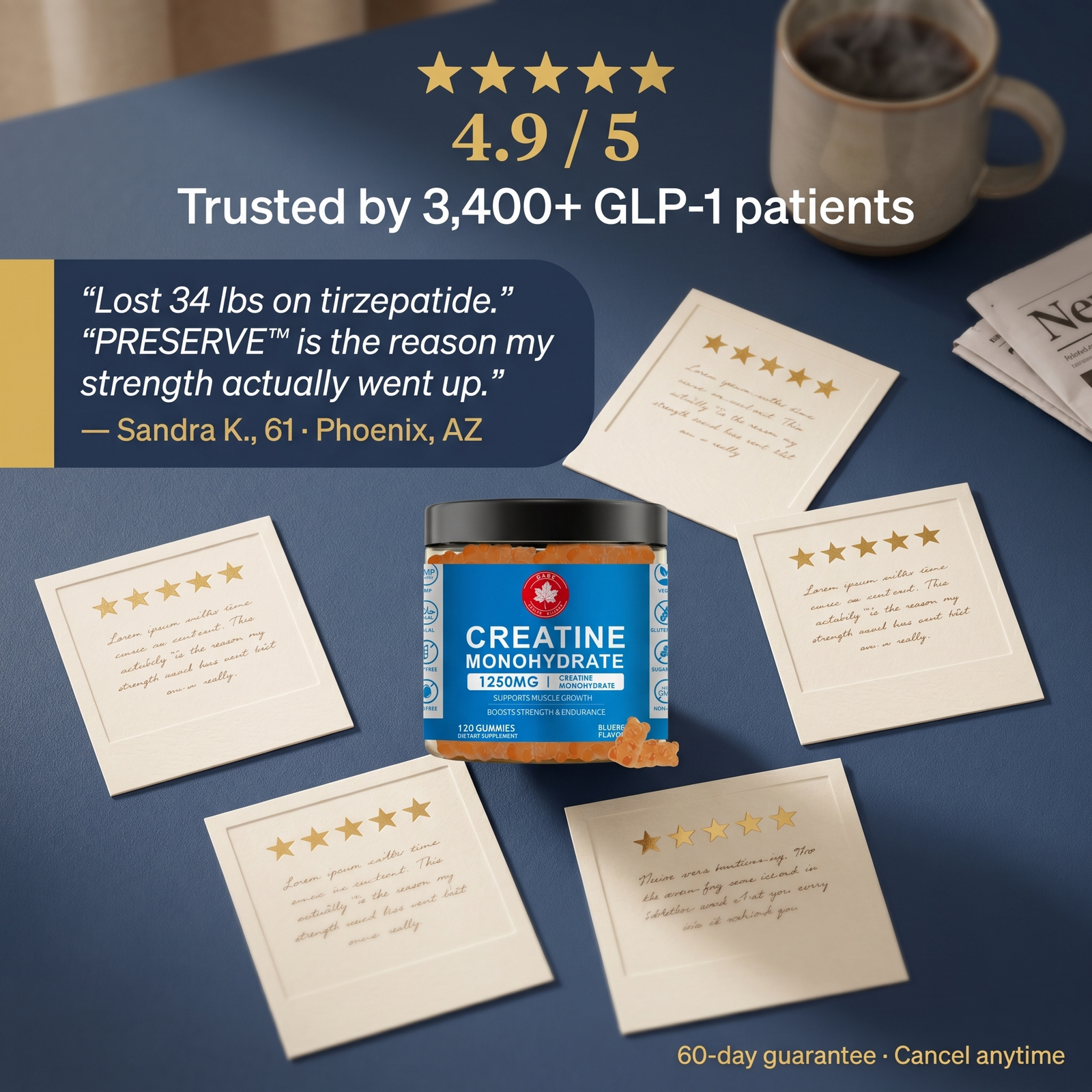 PRESERVE™ Daily Creatine Gummies