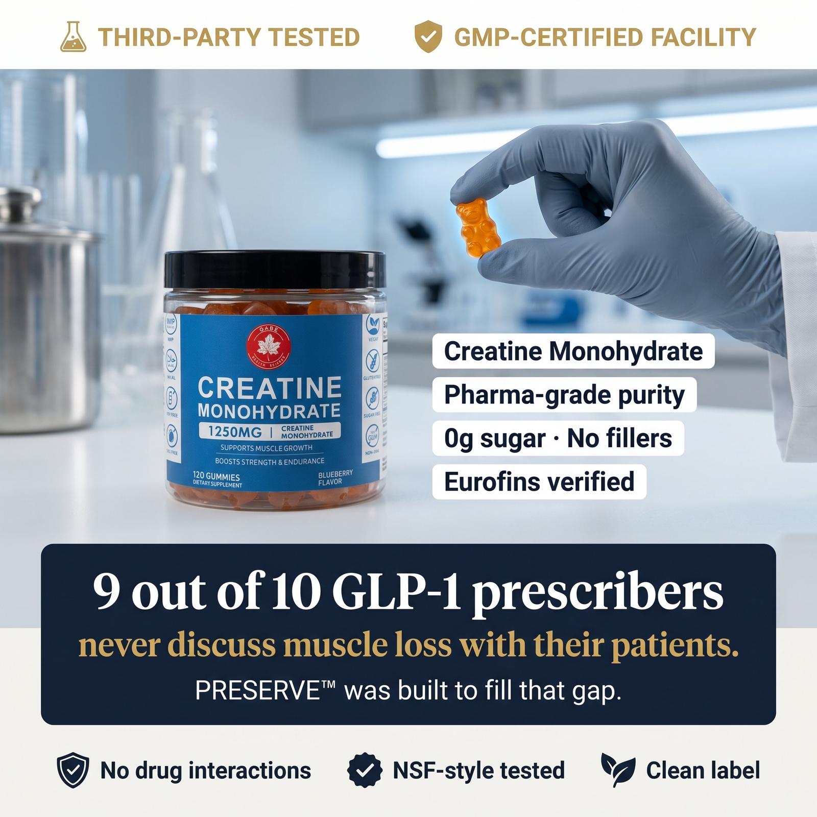 PRESERVE™ Daily Creatine Gummies